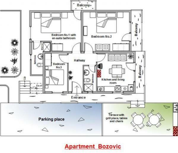 Apartment Bozovic Orebić Habitación foto